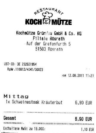 mhsc H�ffner Kochm�tze Restaurant